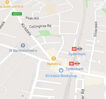 map for Nando's