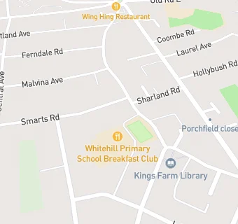 map for Whitehill Primary School Breakfast Club