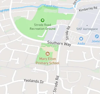 map for Mary Elton Primary School