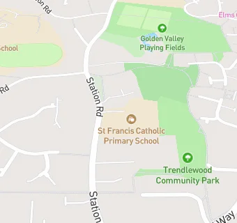 map for St Francis Catholic Primary School