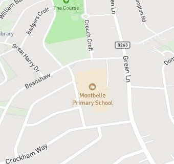 map for Montbelle Primary School