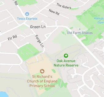 map for Forge Lane School