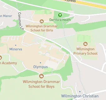 map for Alliance In Partnership Ltd/Wilmington Boys Grammar School