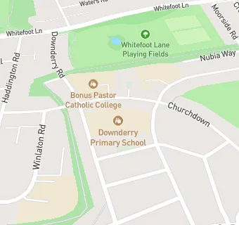 map for Downderry Primary School