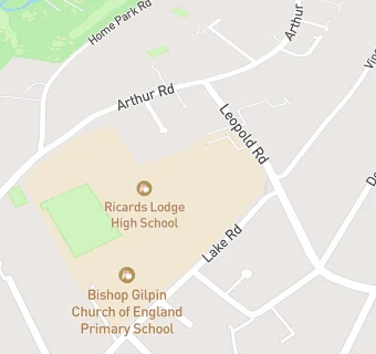 map for Ricards Lodge High School