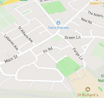 map for Fir Road Surgery