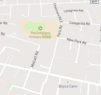 map for AIP C/o The Echelford Primary School