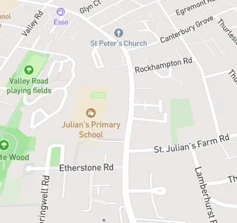 map for Julians Primary School