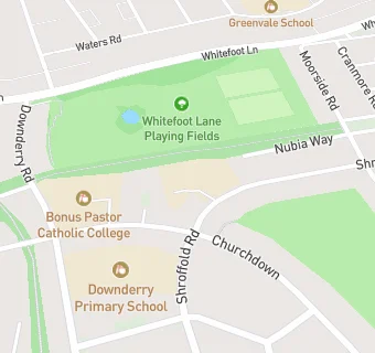 map for New Woodlands School