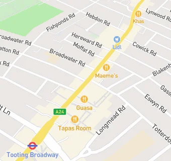 map for The Tapas Room Ltd