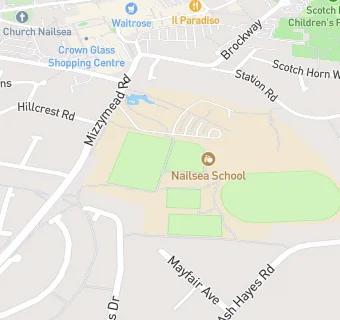 map for Nailsea School