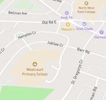 map for Westcourt County Junior School