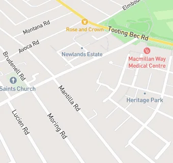 map for Heritage Care Centre