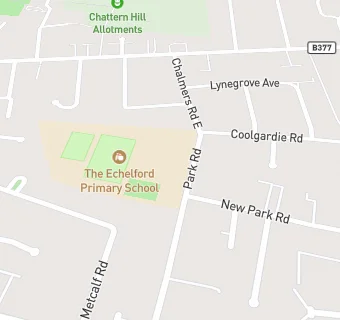 map for The Echelford Primary School