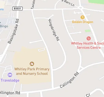 map for Caterlink at Whitley Park Primary and Nursery School