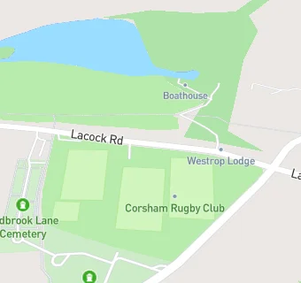 map for Corsham Rugby Football Club