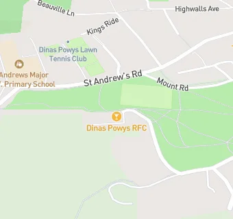 map for Dinas Powys Athletic (RF) Ltd