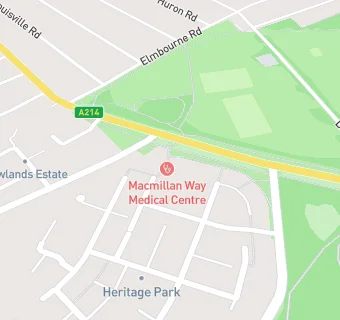 map for Tooting Bec Medical Centre