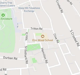 map for Elmwood School