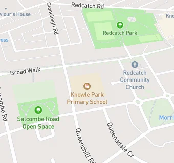 map for Knowle Park Infant School