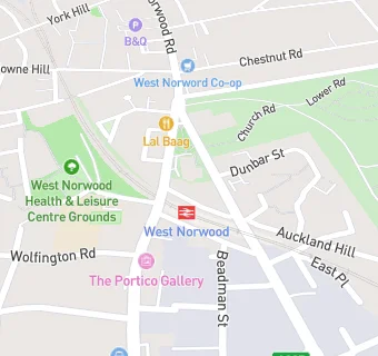 map for West Norwood Dental Surgery