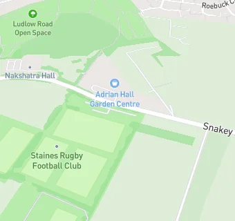 map for Staines Rugby Football Club Main Kitchen