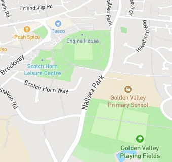 map for Golden Valley Primary School