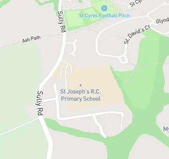 map for St Joseph's R.C. Primary School