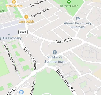 map for St Mary's Summerstown Montessori Nur