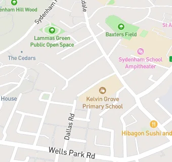 map for Kelvin Grove Primary School