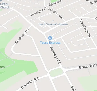 map for Tesco Express