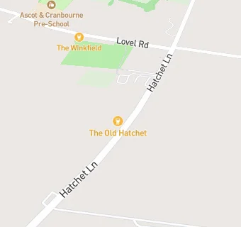 map for The Old Hatchet