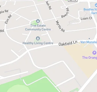 map for Oakfield Primary Academy