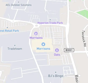 map for Morrisons Petrol