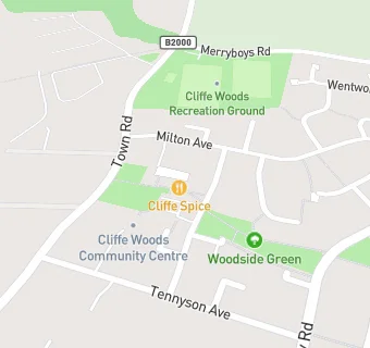 map for Cliffe Woods Social Club