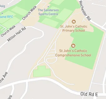 map for Sodexo Ltd @ St Johns Roman Catholic School