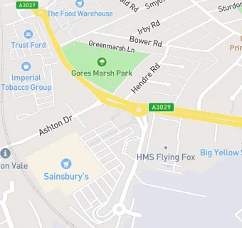 map for Sainsbury's