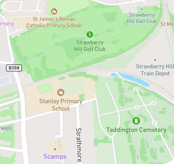 map for Stanley Infant and Nursery School