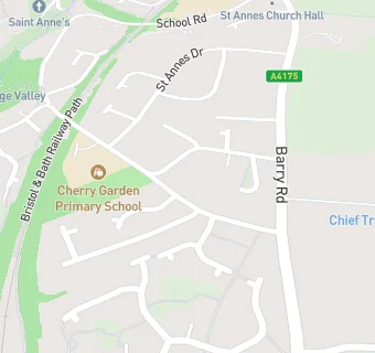 map for Edwards And Ward Ltd At Cherry Garden Primary School