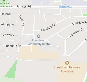 map for Golden Thread Alliance @ Fleetdown Primary School