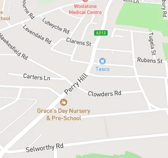 map for The Dulwich Nursery and Pre-School