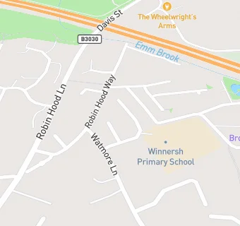 map for Dolce Ltd at Winnersh Primary School