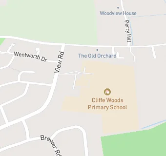 map for Cliffe Woods Primary School