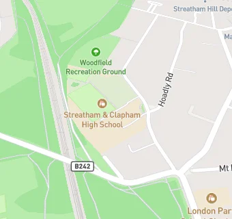 map for Streatham & Clapham High School