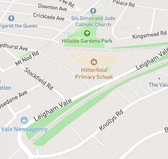 map for Hitherfield School