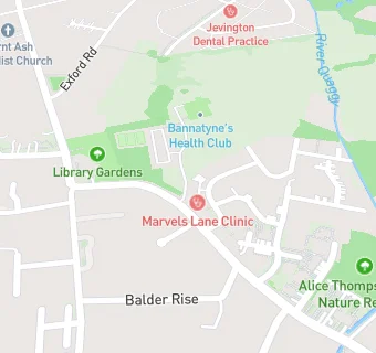 map for Bannatyne Health Club