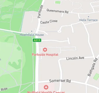 map for Parkside Private Hospital