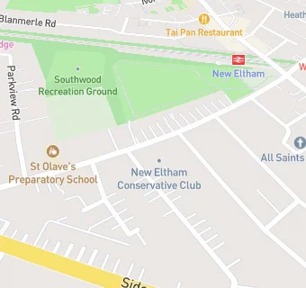 map for New Eltham Conservative Club Ltd