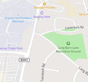 map for Long Barn Lane Surgery