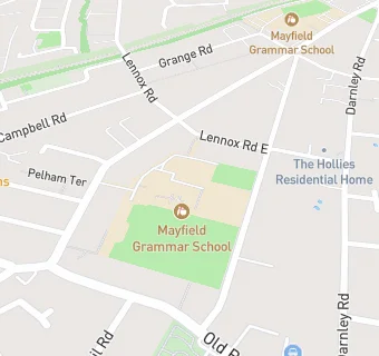 map for Mayfield Grammar School, Gravesend